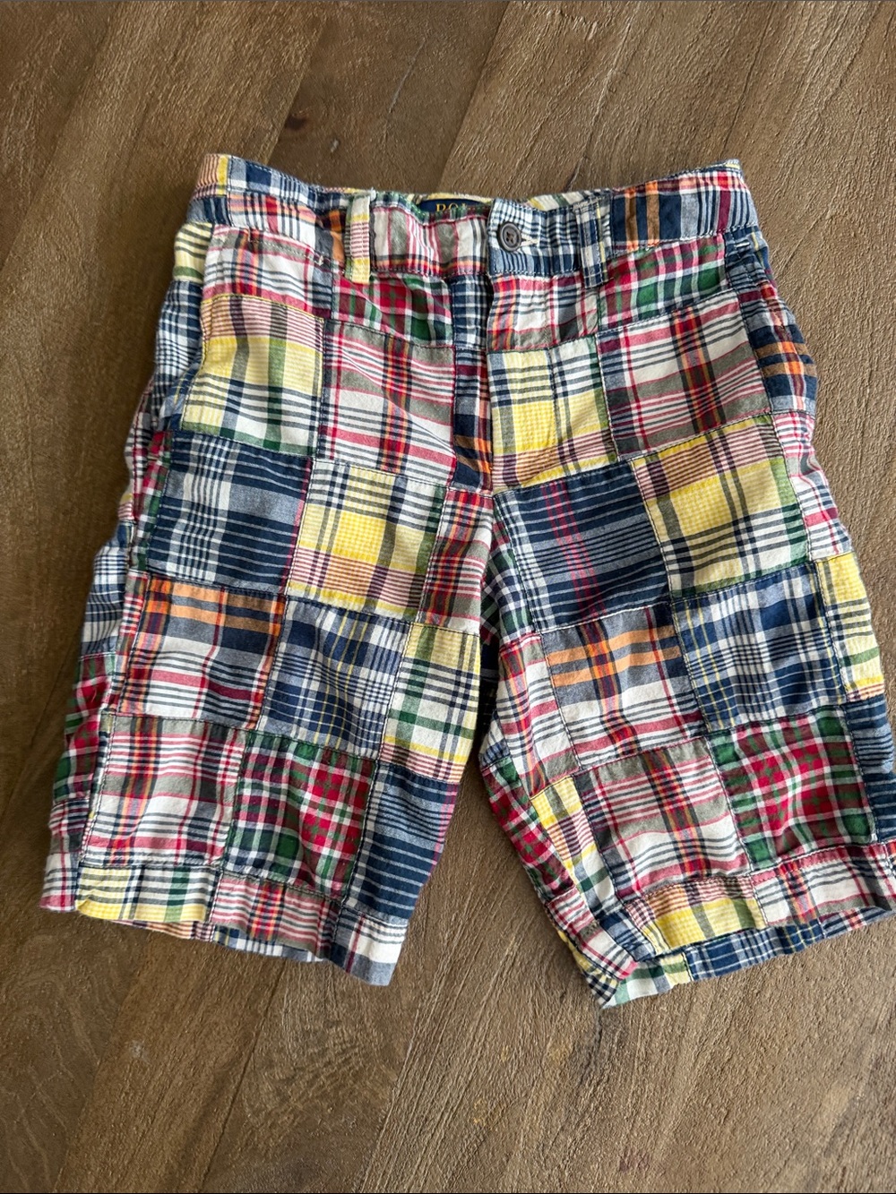 Polo Ralph Lauren plaid shorts Boys Size 10 Preppy Classic D125